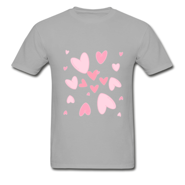 Scattered Pink Hearts Teeprint